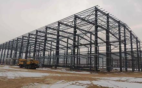 白银白银钢结构厂房安装